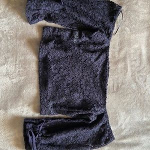 ZARA off the shoulder crop top